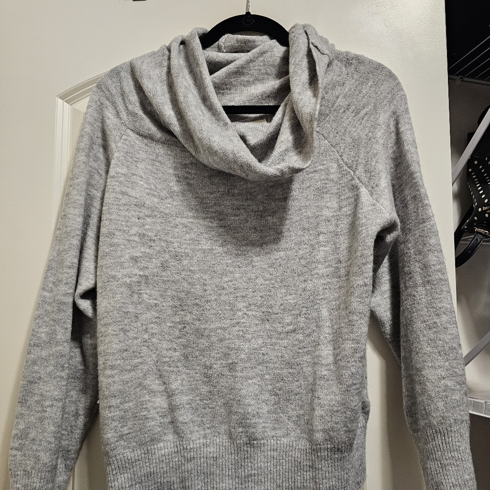 Blue Buttercup Grey Lightweight Maternity Sweater